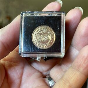 Gold Tone Pin in Display Case
